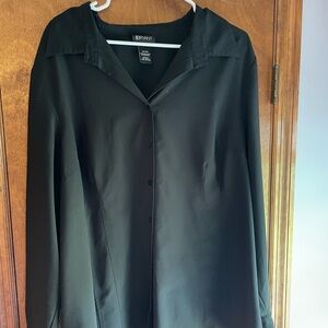 Lane Bryant Black Blouse